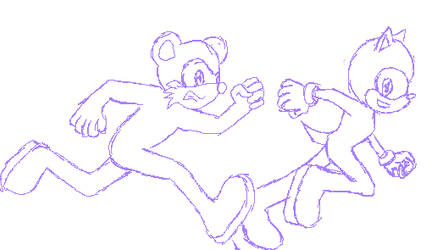 sonic sketch base couple run