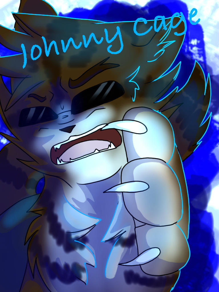 Johnny Razor Cat Johnny Cage Cat by GalaxyBlues on DeviantArt