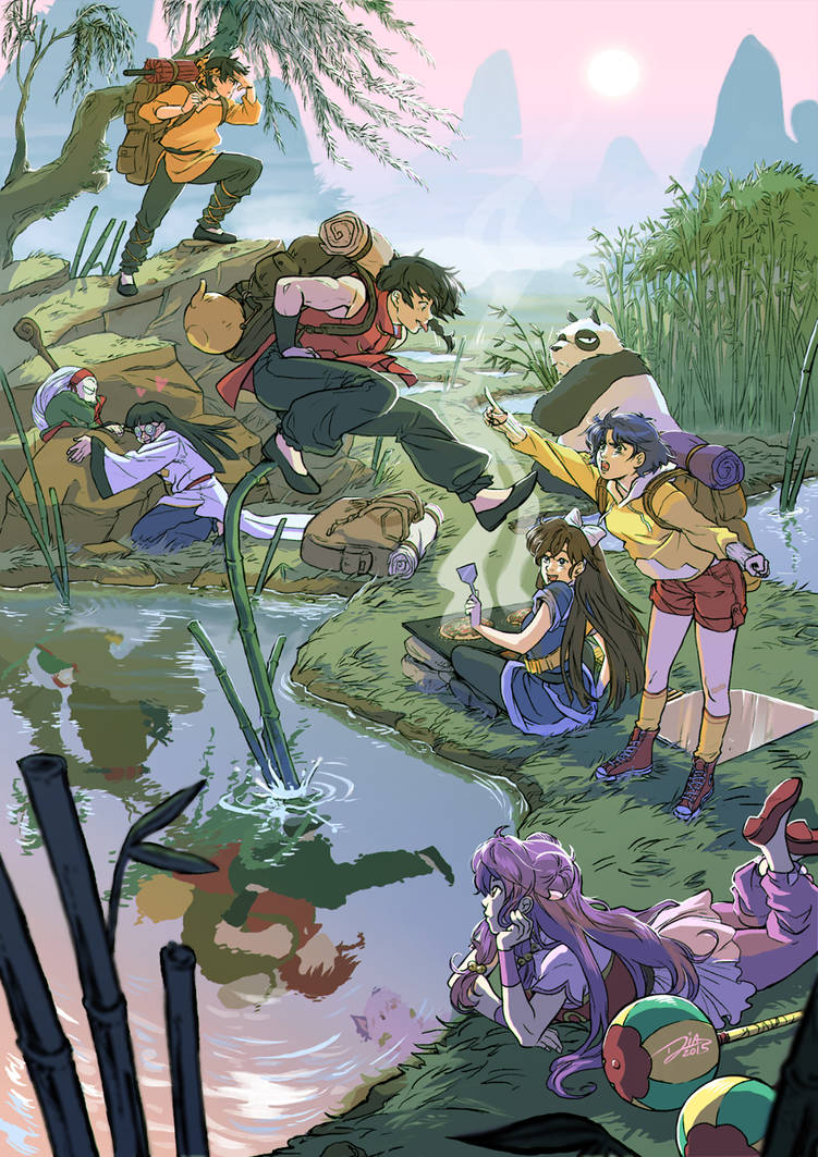 Ranma 1/2: training trip by DiaXYZ