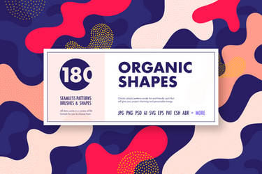 Organic shapes bundle - 180 textures and more