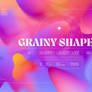 Grainy shapes and blurry gradient collection