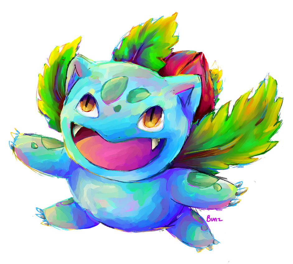 #002 Ivysaur by Iffy-Jiffy