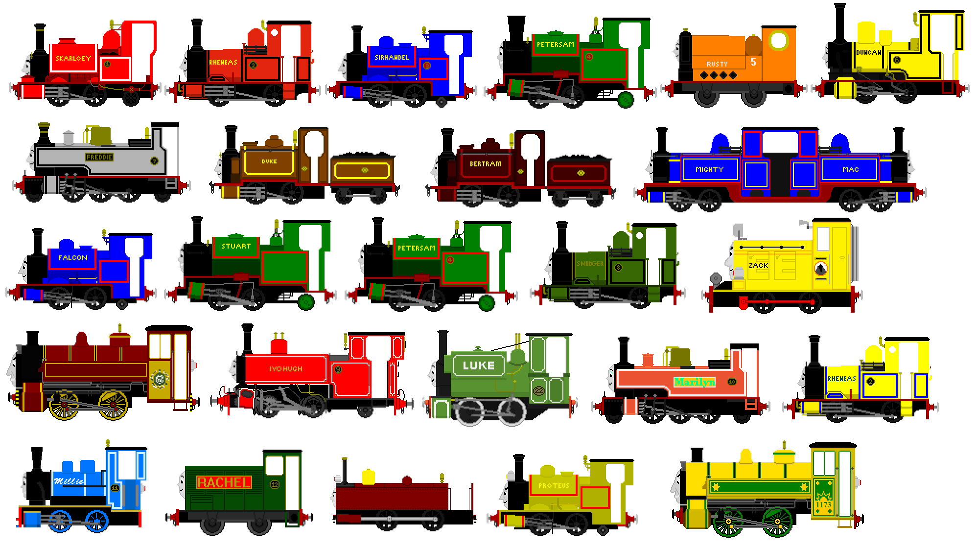 Trackmaster narrow gauge 2024 engines