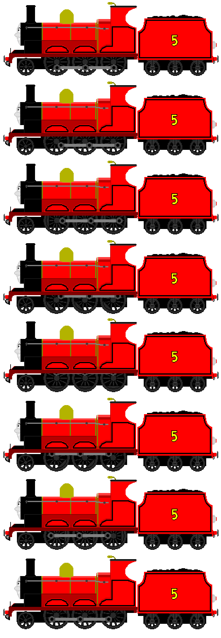 James the red engine (TVS,S1) V2 by Thomasfan95 -- Fur Affinity