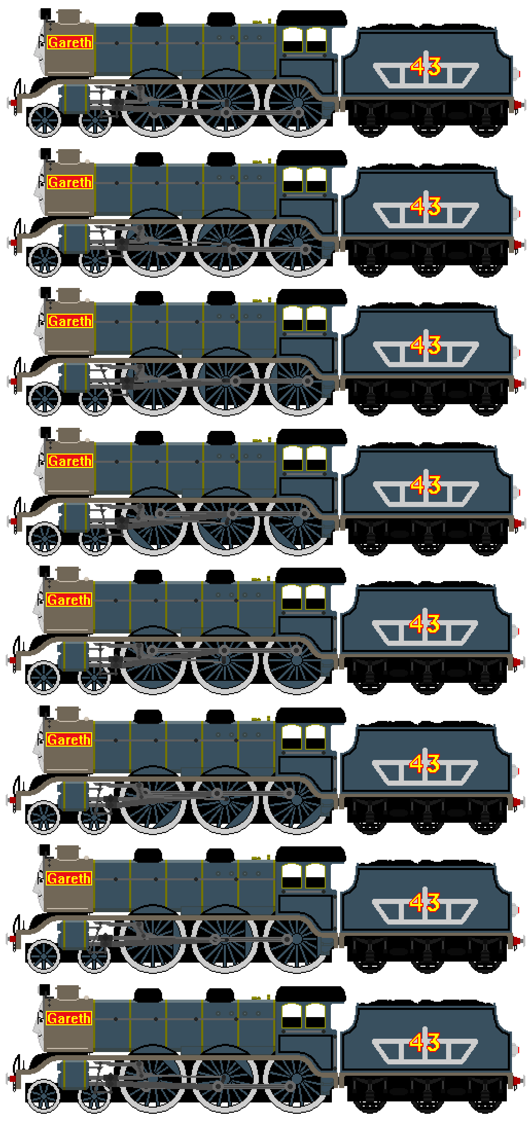 Gareth Gj The Timber Mill Engine Sprite Sheet By Jamesfan1991 On Deviantart