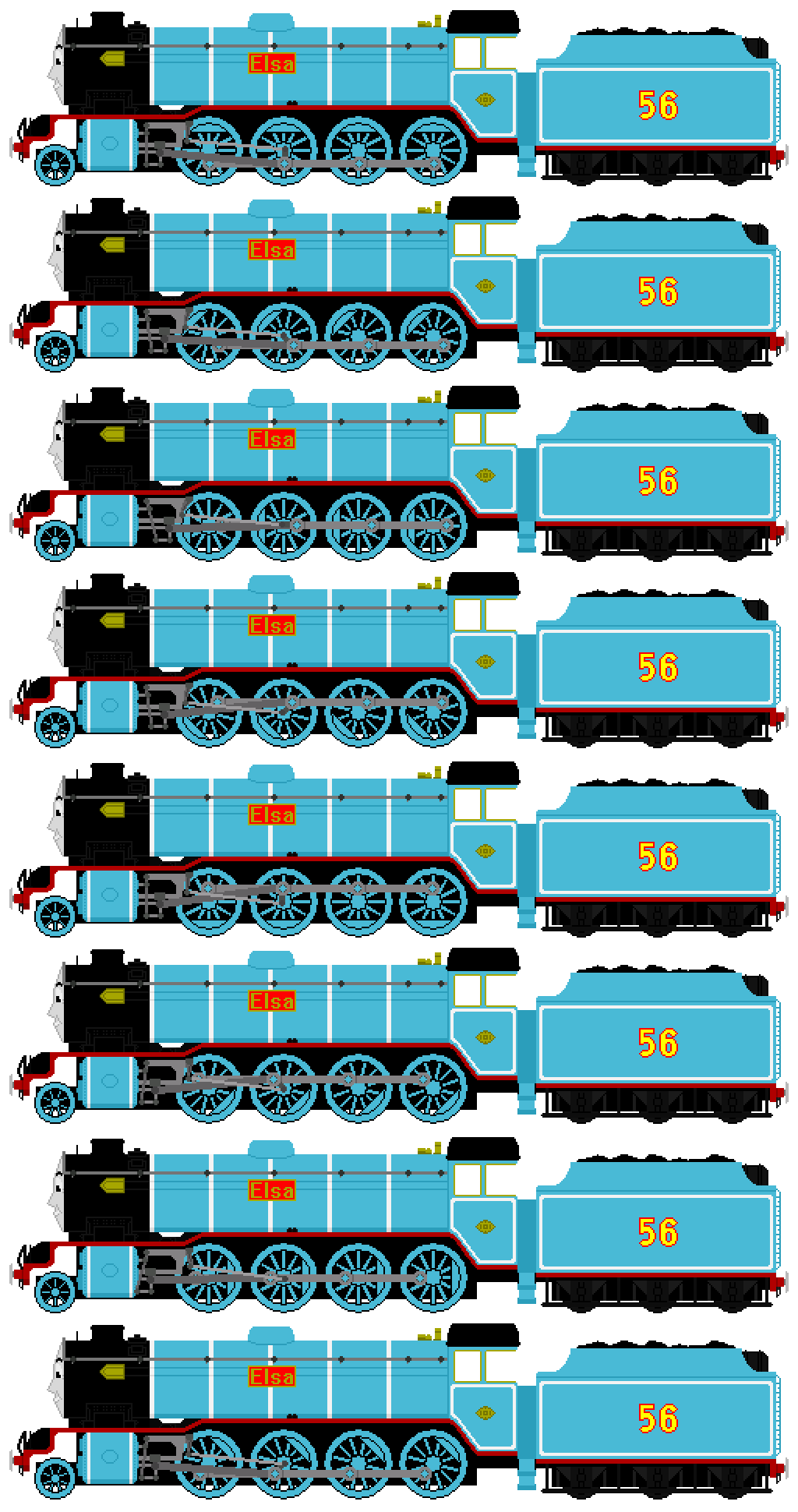 Elsa the GNR Class O2 Engine (Sprite Sheet) by JamesFan1991 on DeviantArt