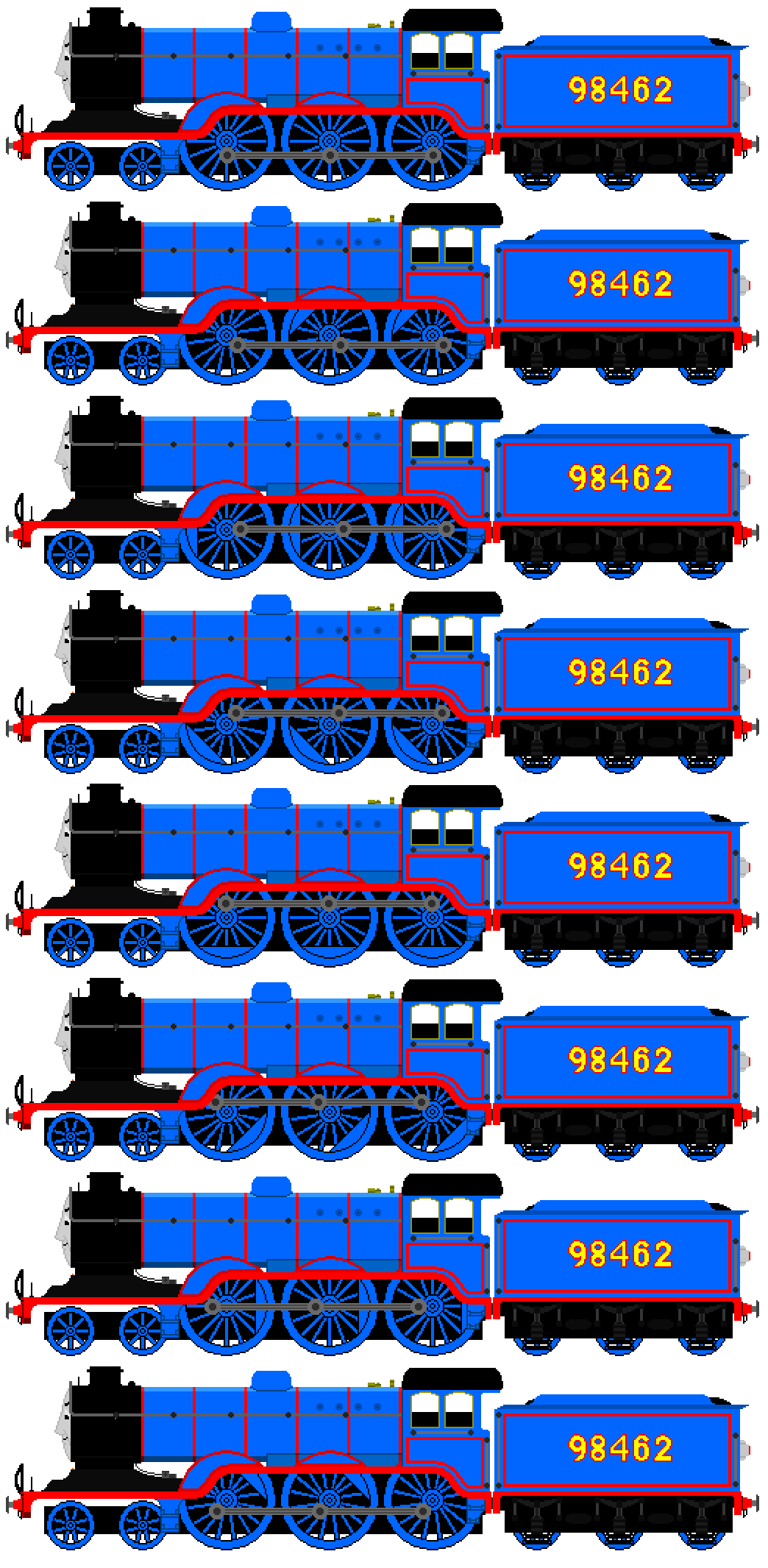 Enginebase Sprite Lner Alfred the LNER B12 Engine (Sprite Sheet) by JamesFan1991 on DeviantArt