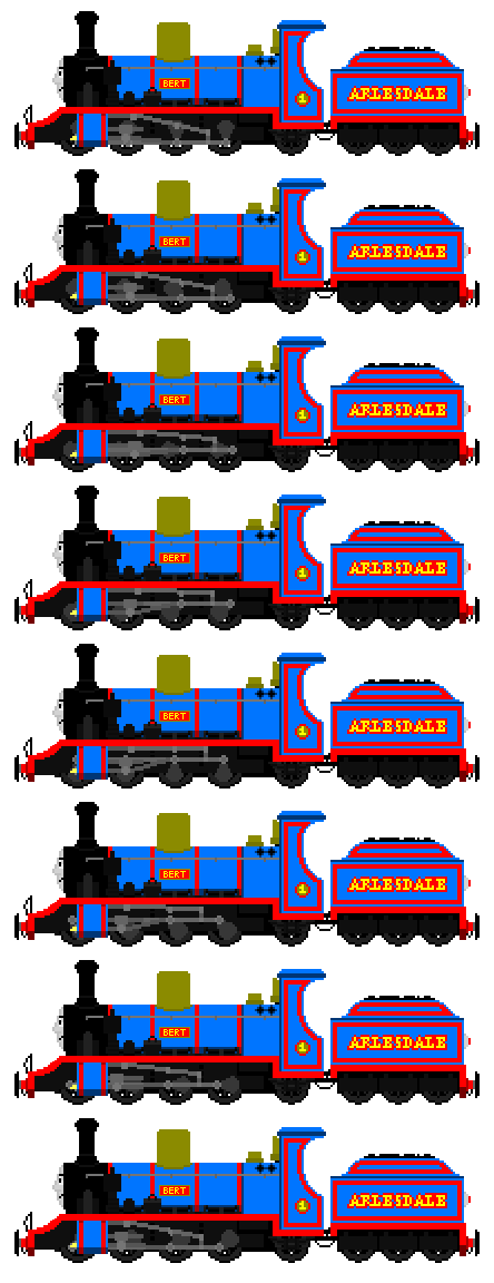 Bert the Blue Small Engine (Sprite Sheet) by JamesFan1991 on DeviantArt