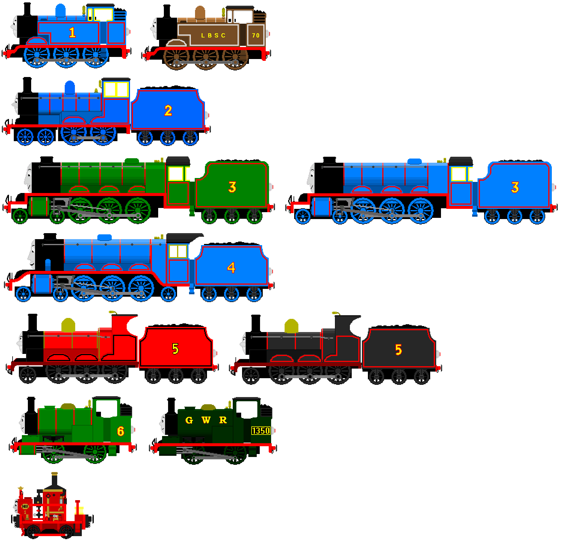 The Adventure Continues Engines Sheet