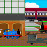 NEW Knapford Station Background by JamesFan1991