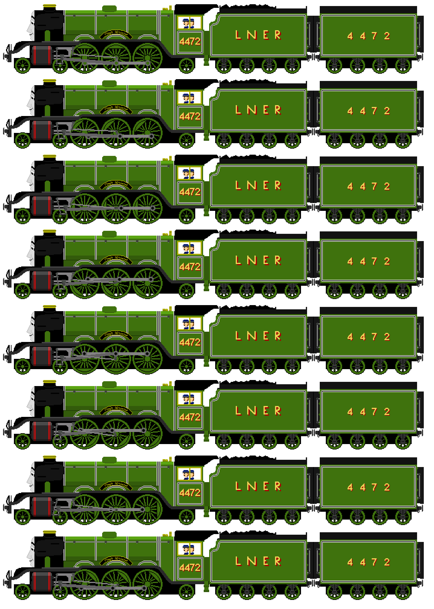 The Flying Scotsman LNER Paint (Sprite Sheet) by JamesFan1991 on DeviantArt