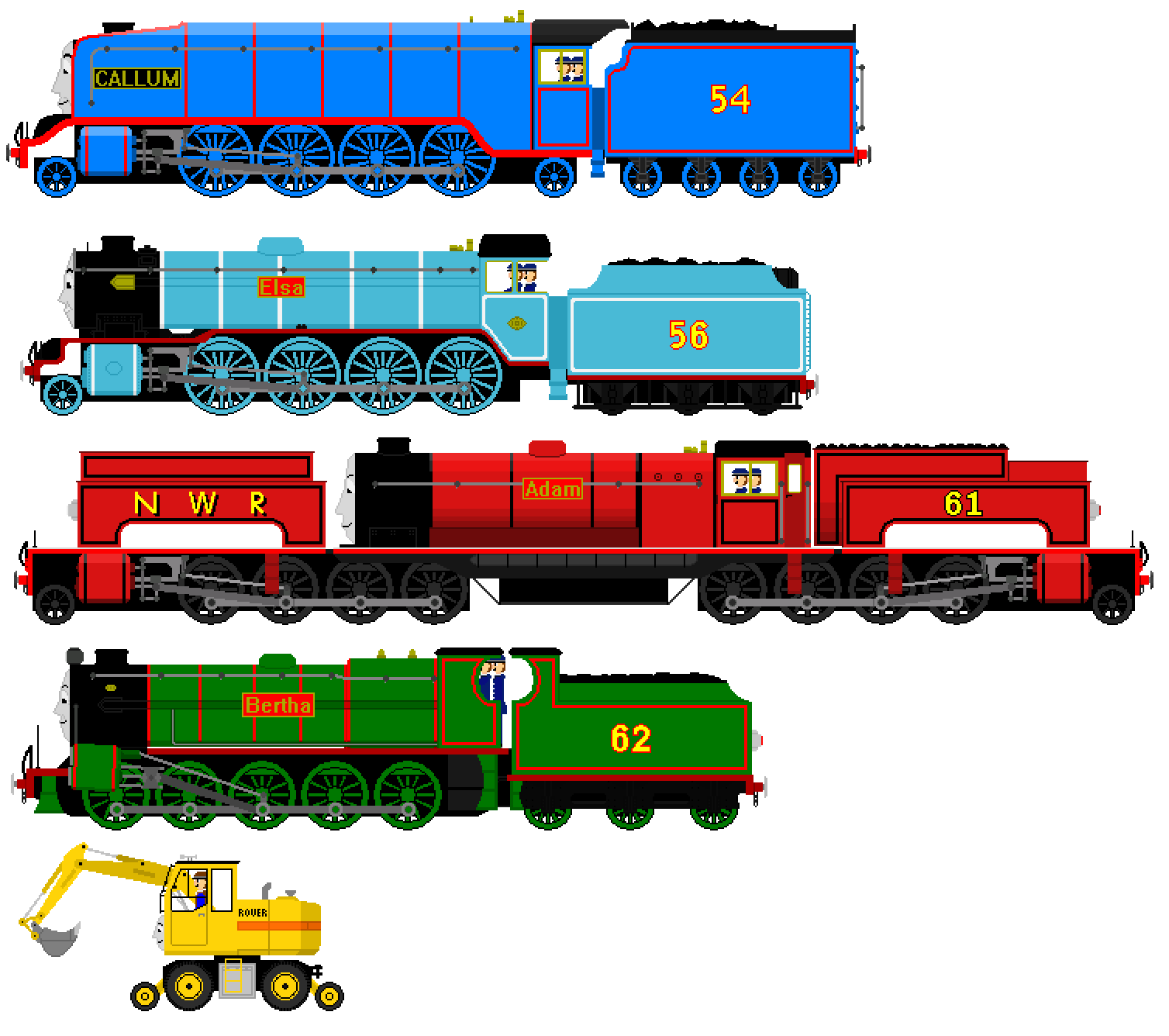 New Engine Slideshow Deviantart Five NEW Engines in the Shed by JamesFan1991 on DeviantArt