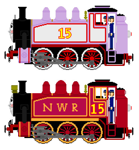 Thomas and Friends' James the Pink Engine (D1415) – NIAD Art
