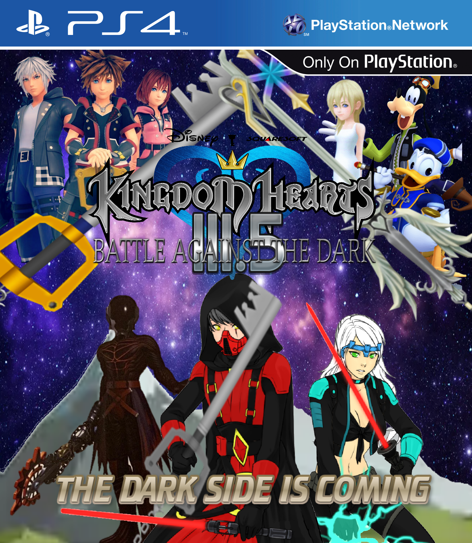 forklædt Andet jeans Kingdom Heart III.5 PS4 Cover by JamesFan1991 on DeviantArt