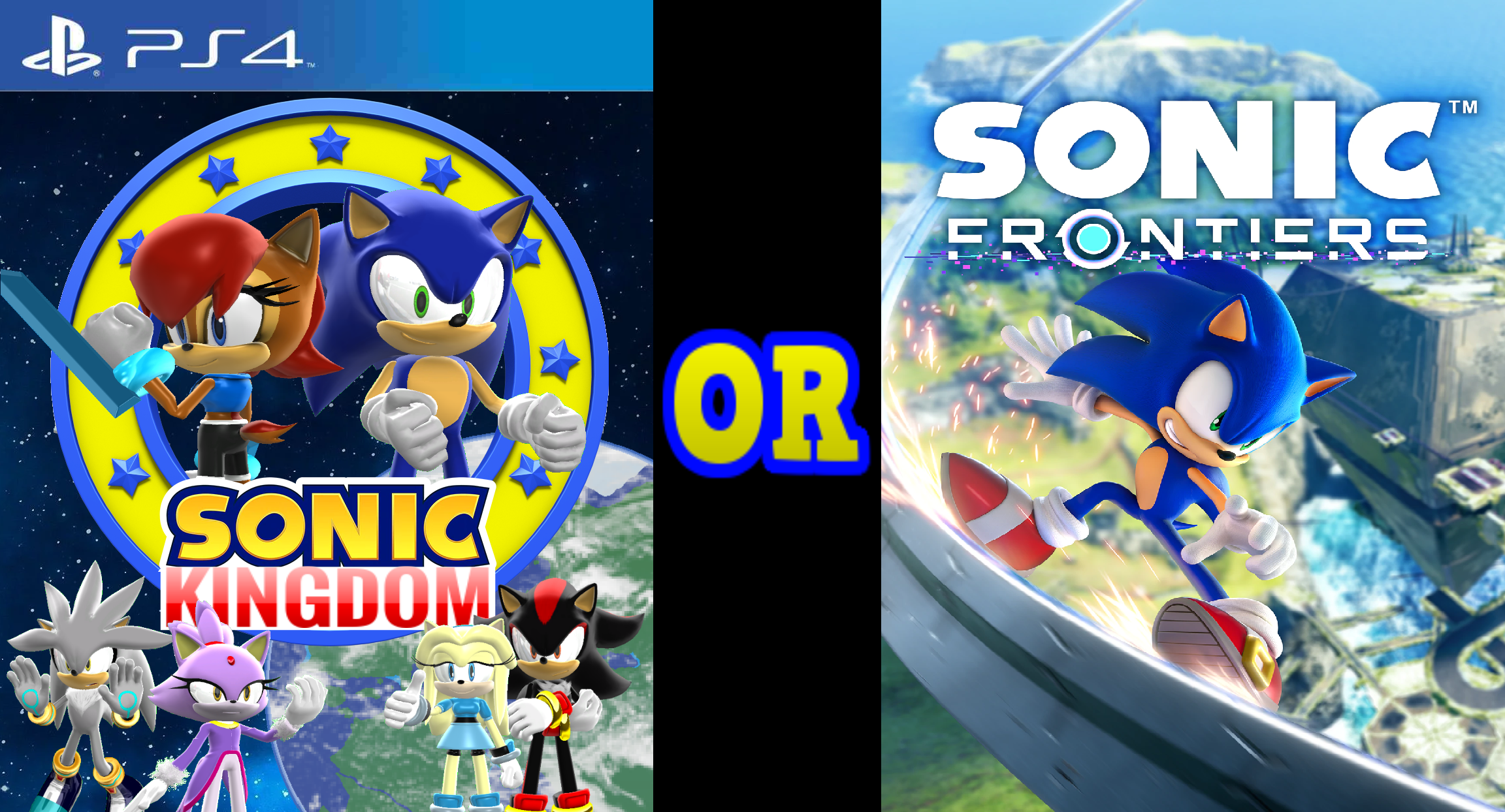 If Sonic Frontiers had a Christmas DLC