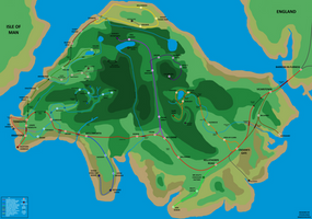 NEW RAILWAY SERIES map of THE ISLAND OF SODOR (V2)