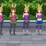 Bunnie Rabbot (Sonic's Ladies) Outfits 1