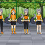 Tangle the Lemur (Sonic's Ladies) Outfits 1