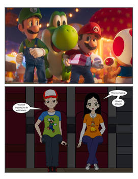 Guess what we saw? (Super Mario Galaxy)