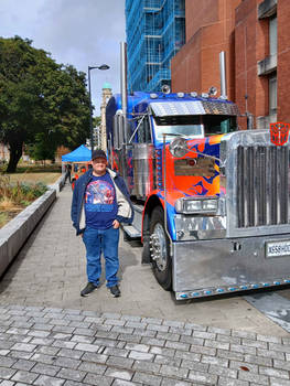 Me and Optimus Prime