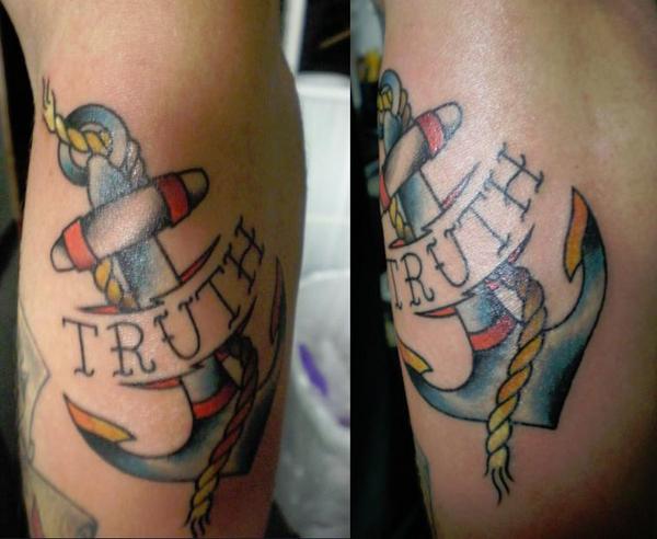 Traditional Anchor Tattoo