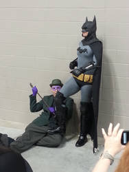 Batman And Riddler At Gen Con