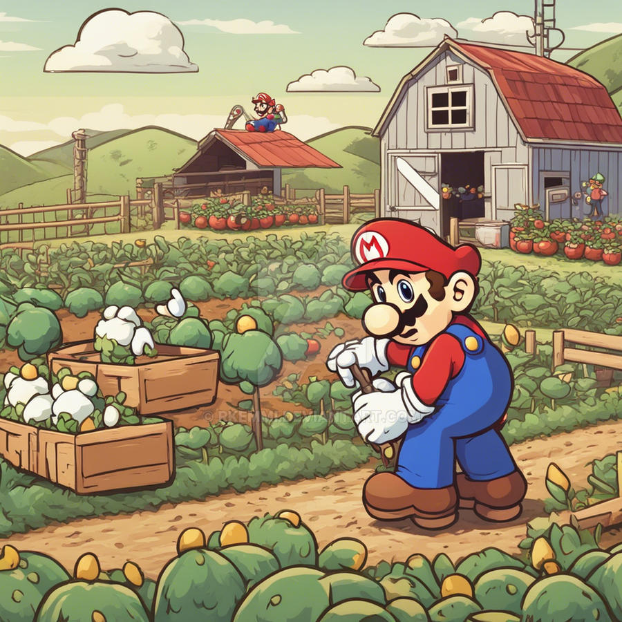 Farm Life Mario - A Rustic Adventure by Rkemmi on DeviantArt