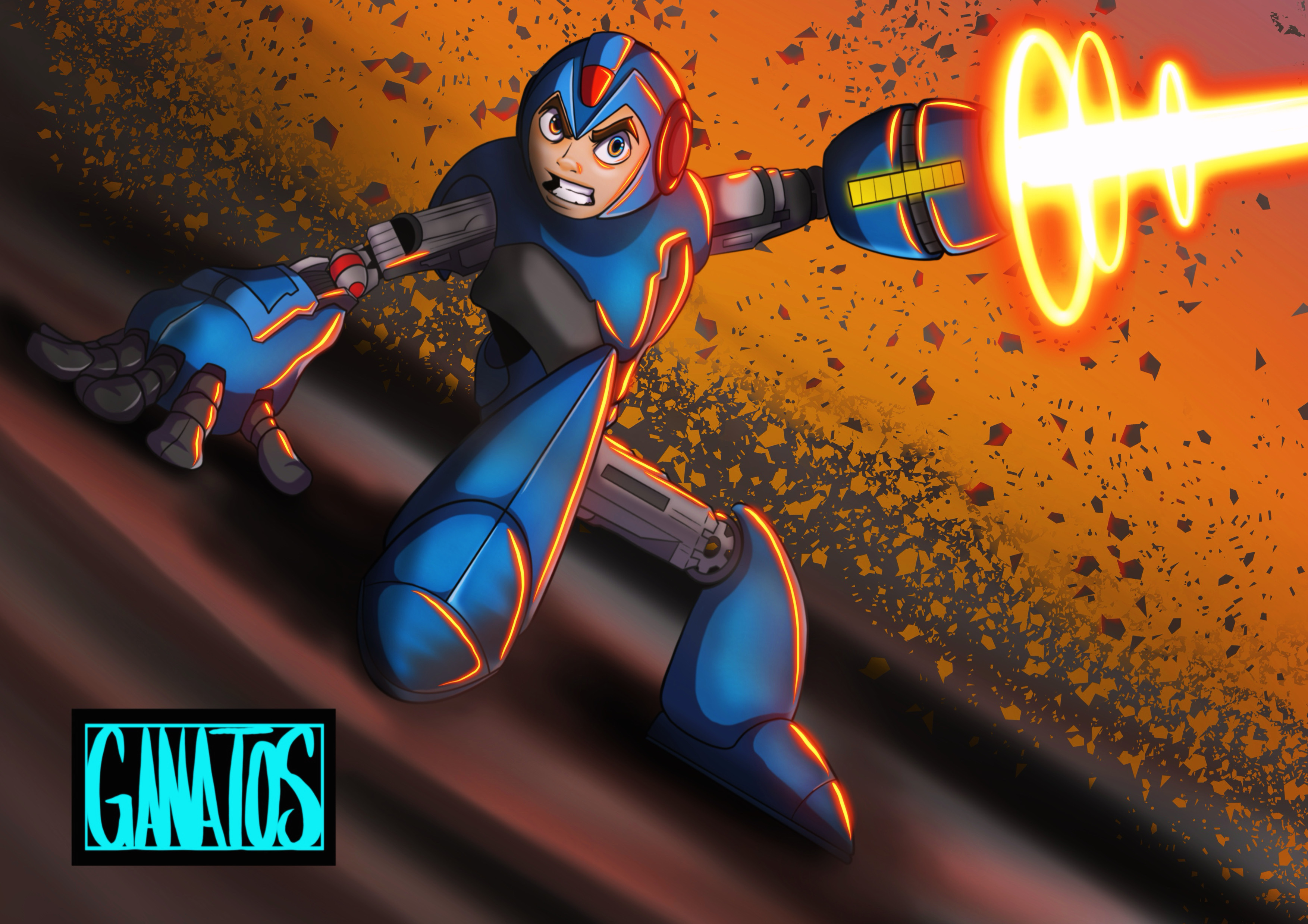 Mega Man X by ScottGanatos on DeviantArt