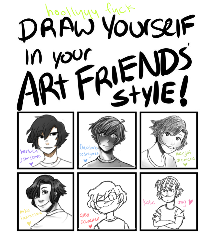 Draw Yourself In Your Art Friends Style Meme By Rainslices On Deviantart Draw Yourself In Your Art Friends Style Meme By Rainslices On Deviantart