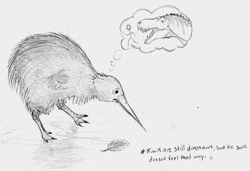 Do Kiwis Dream of Extinct Beasts?