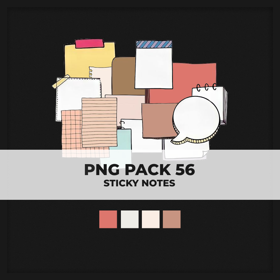 PNG Pack 56 - Sticky Notes by maknaeae on DeviantArt