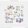PNG Pack - Sanrio x Chiikawa