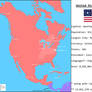 The United States of America, 2050 (Poltical Map)