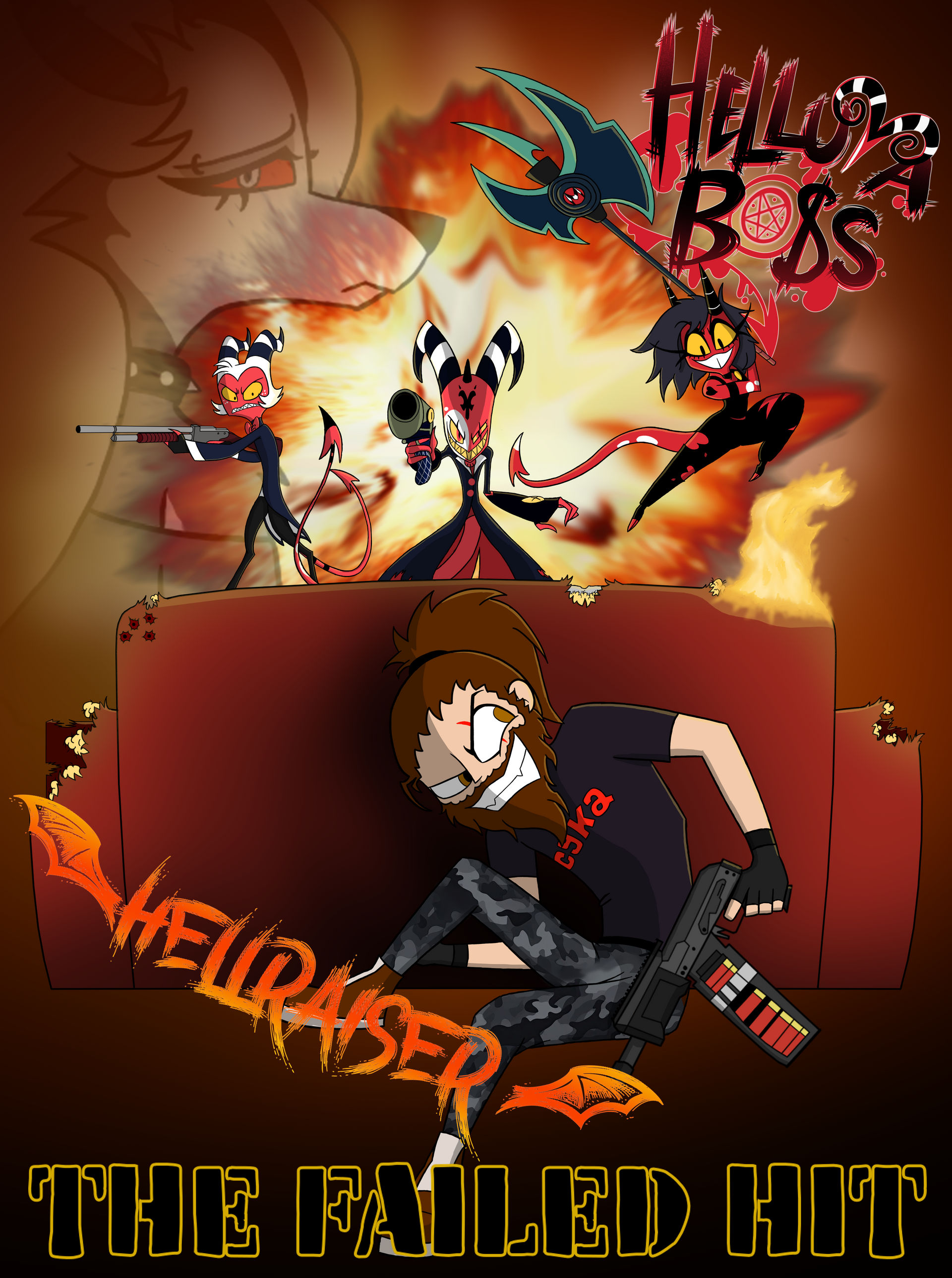 Deviantart Hell Raiser HB Hellraiser - The Failed Hit COVER by bs225 on DeviantArt