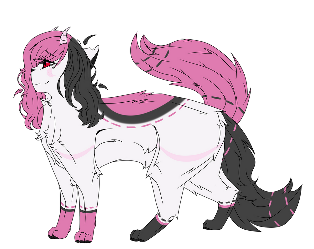 Unshaded fullbody example by FadedViolets