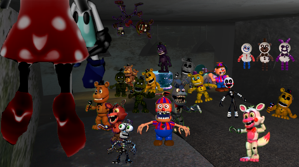 Adventure Fnaf 4 Minigame Characters by fnatirfan on DeviantArt