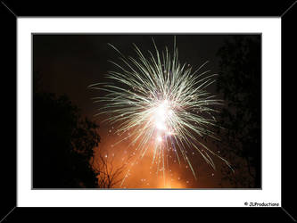 Fireworks in a chruchyard 8