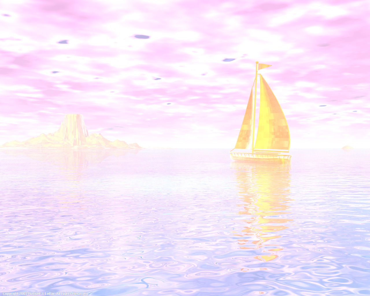 Golden Pink Sail