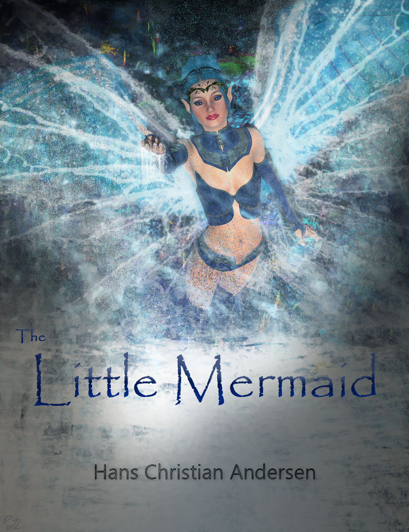 Little Mermaid Book Cover By Russ Lebar