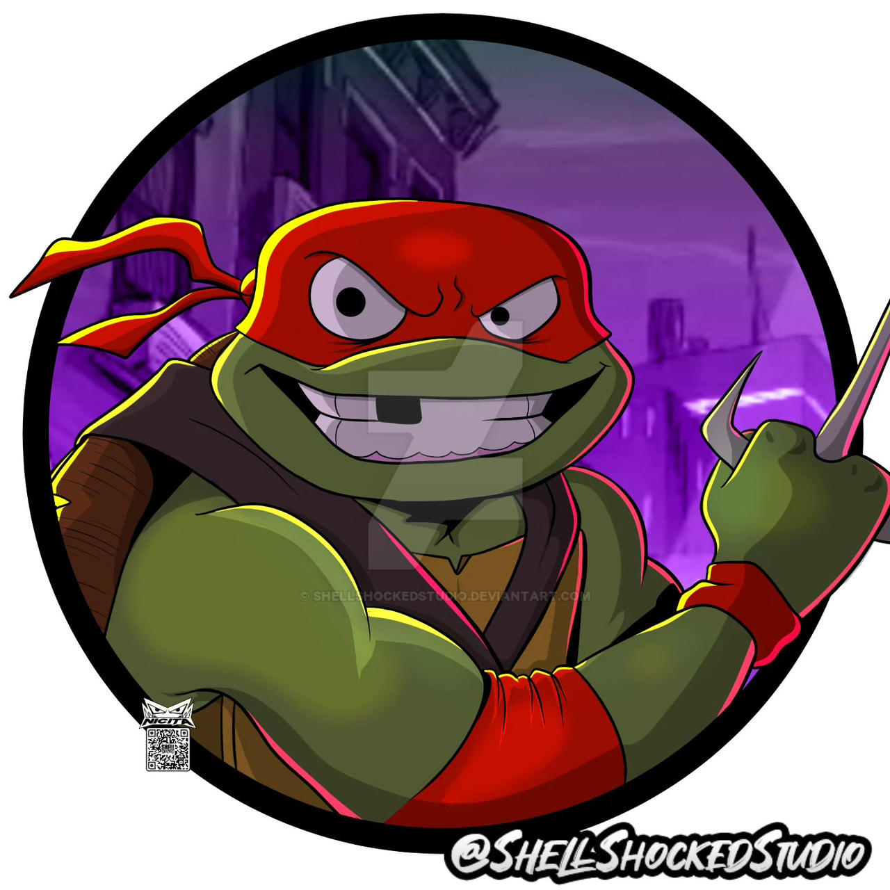 Tmnt Raphael Stickers Sticker style Raphael tales of tmnt by shellshockedstudio on DeviantArt