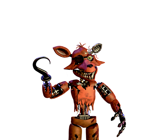 Withered Foxy Render by AbyssalCross on DeviantArt