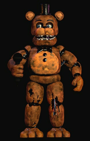 Withered Freddy de cuerpo entero png