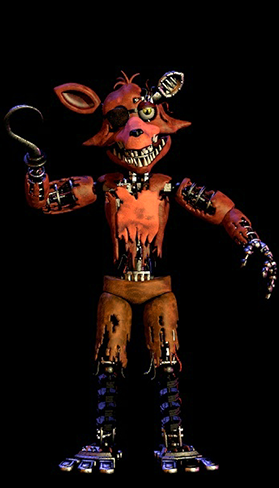 Withered Foxy Full Body PNG by BrussPictures on DeviantArt