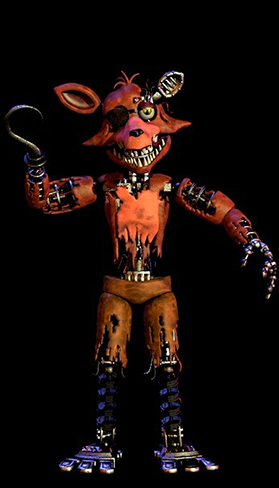 Imagem: Fnaf Withered Foxy Full Body