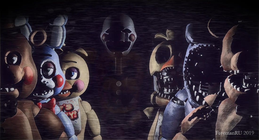 Fnaf 2 characters JEAP - Illustrations ART street