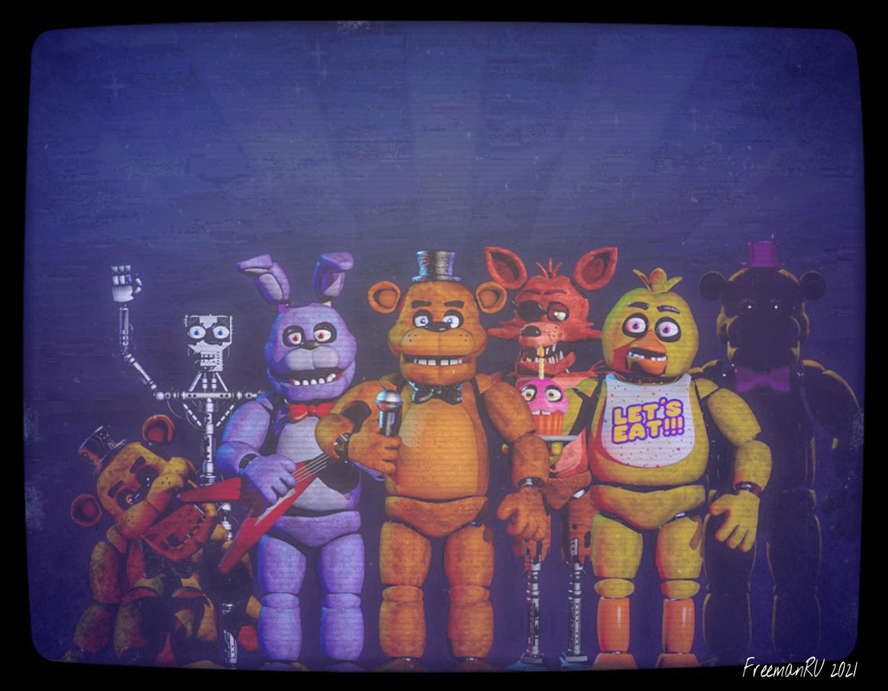 Five Nights at Freddy's 1 (V3) by Stennax on DeviantArt