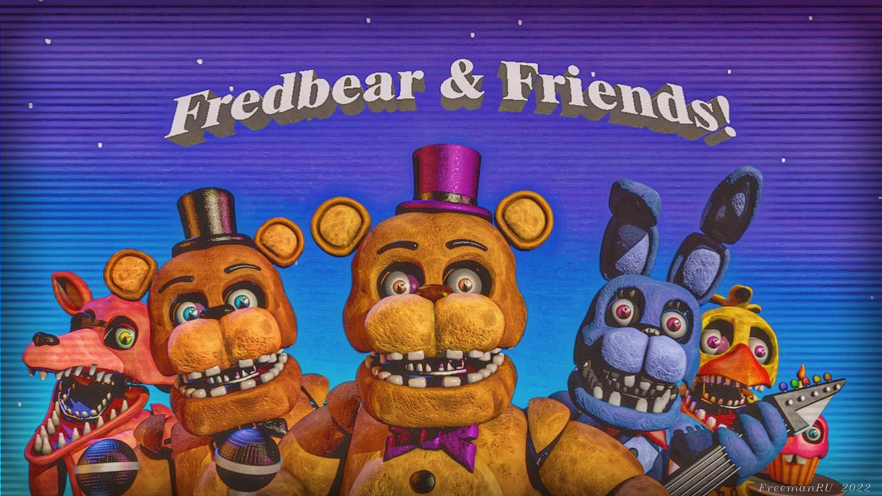 Fredbear and Friends by FreemanRU-official on DeviantArt