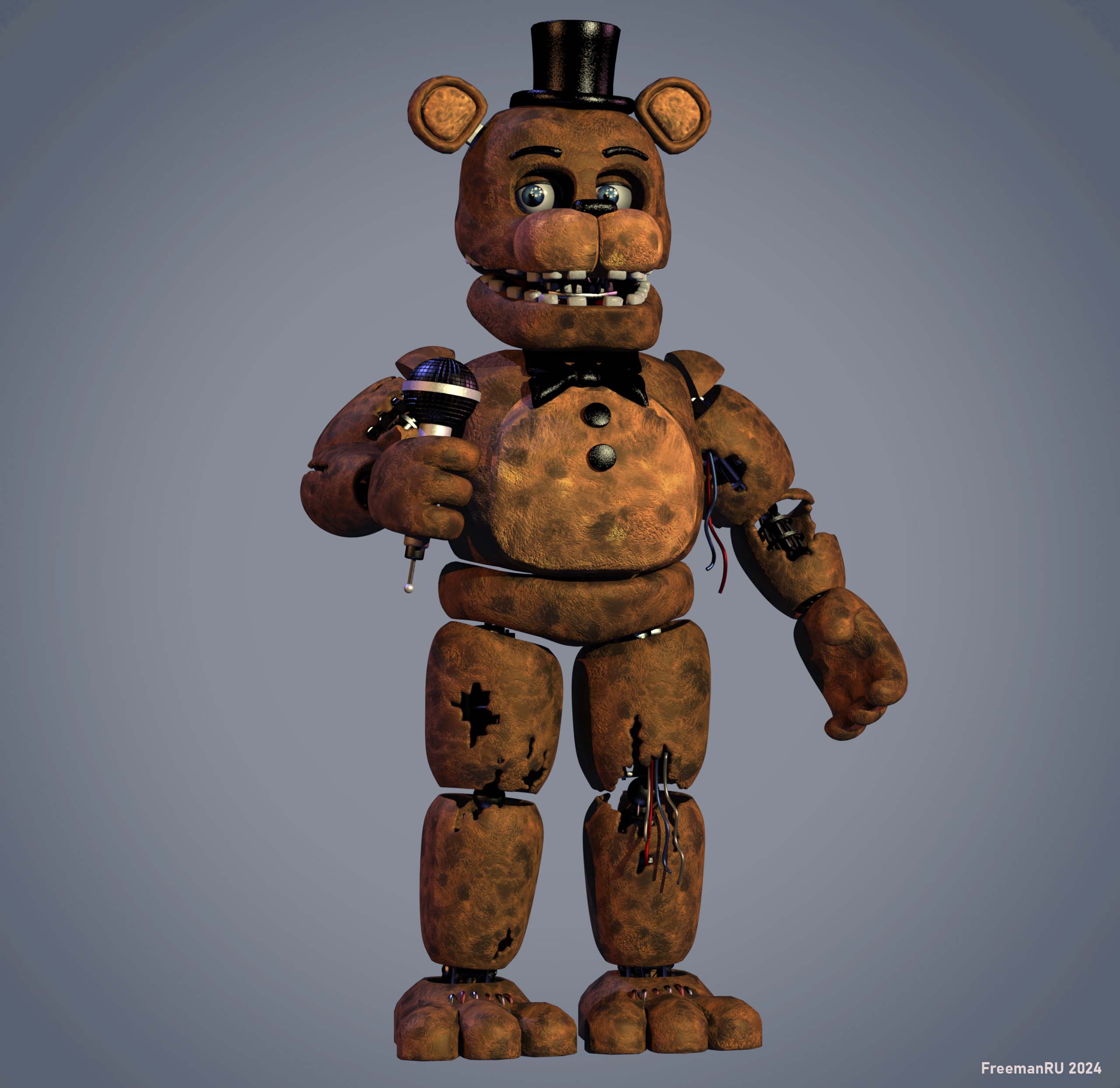 Withered Freddy Render by FreemanRU-official on DeviantArt