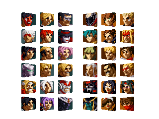 SNK vs Capcom style portraits