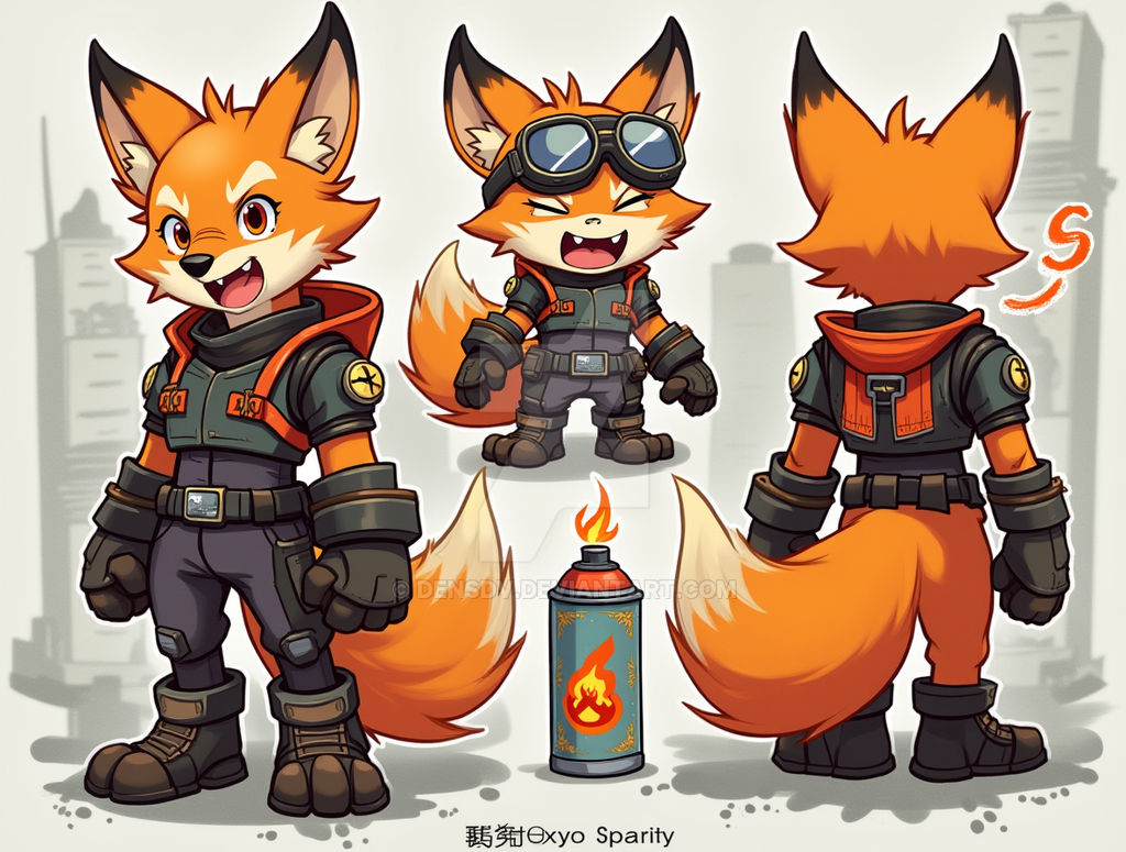 Anthro, Furry, Chibi, Character Sheet - adopt by DenSDV on DeviantArt